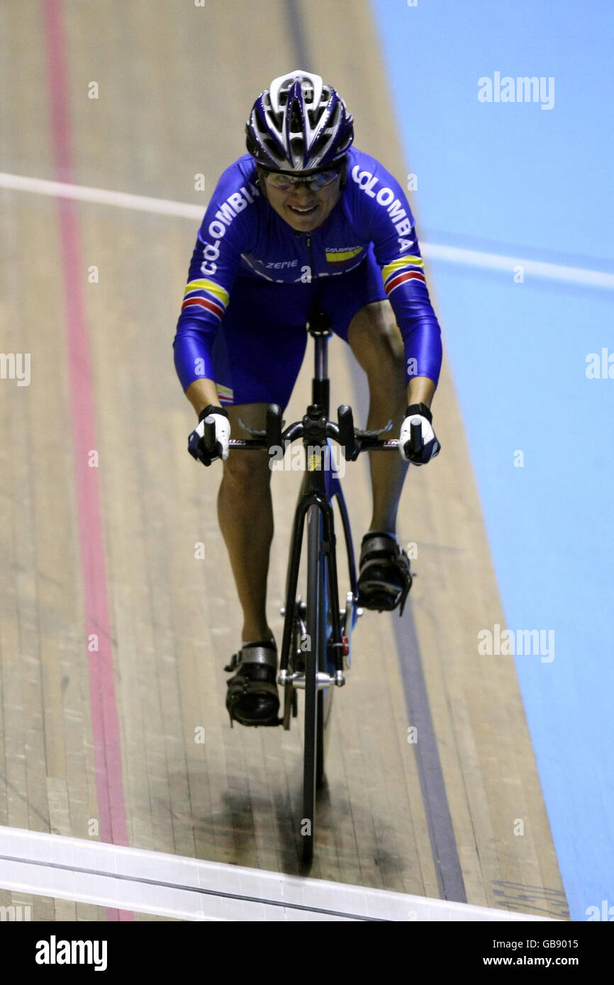 Columbia's Diana Maria Garcia Orrego during the women's 500m time trial final Stock Photo