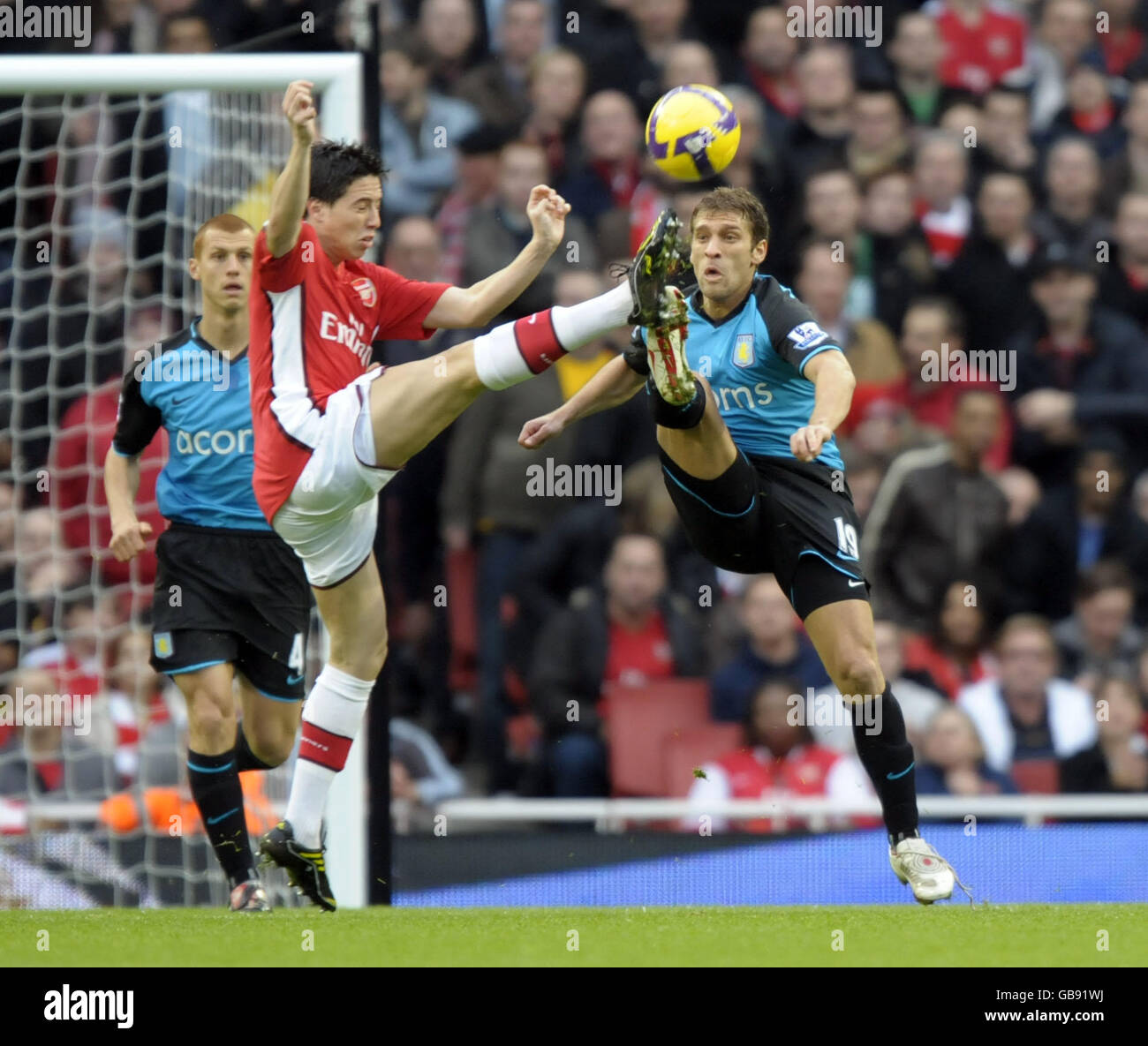 Soccer Barclays Premier League Arsenal v Aston Villa Emirates Stadium Stock Photo Alamy