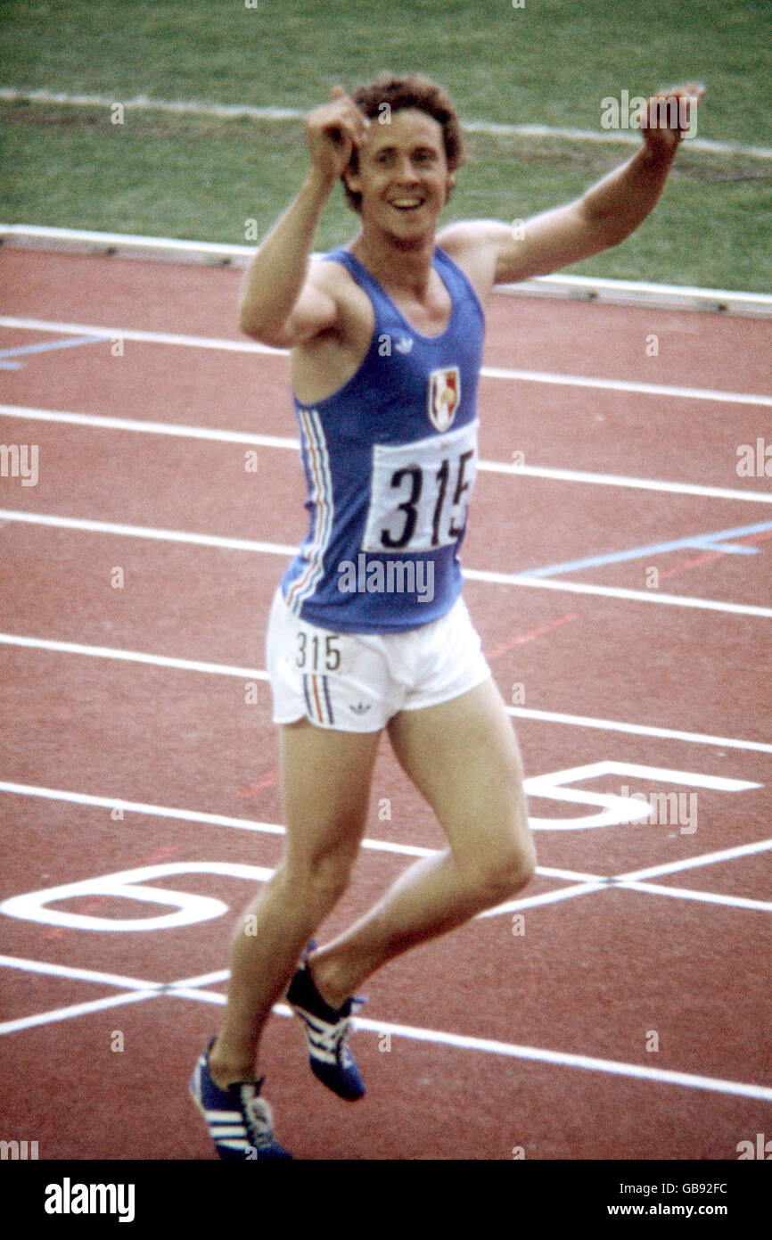 Athletics - Montreal Olympic Games 1976 - Men’s 110m Hurdles Final