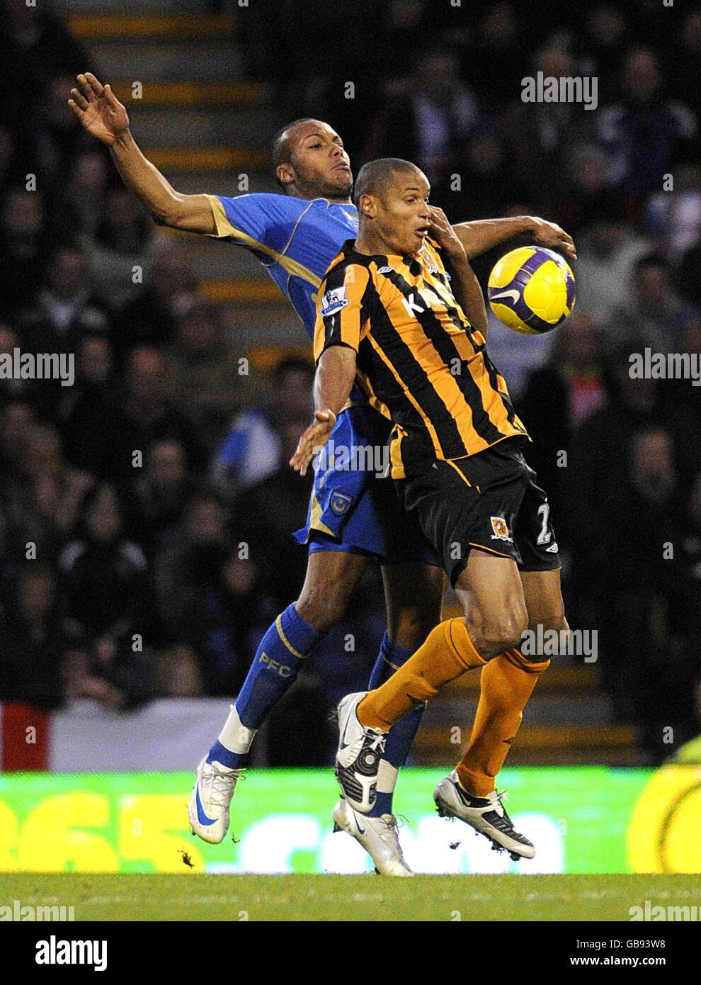 Soccer - Barclays Premier League - Portsmouth v Hull City - Fratton Park Stock Photo