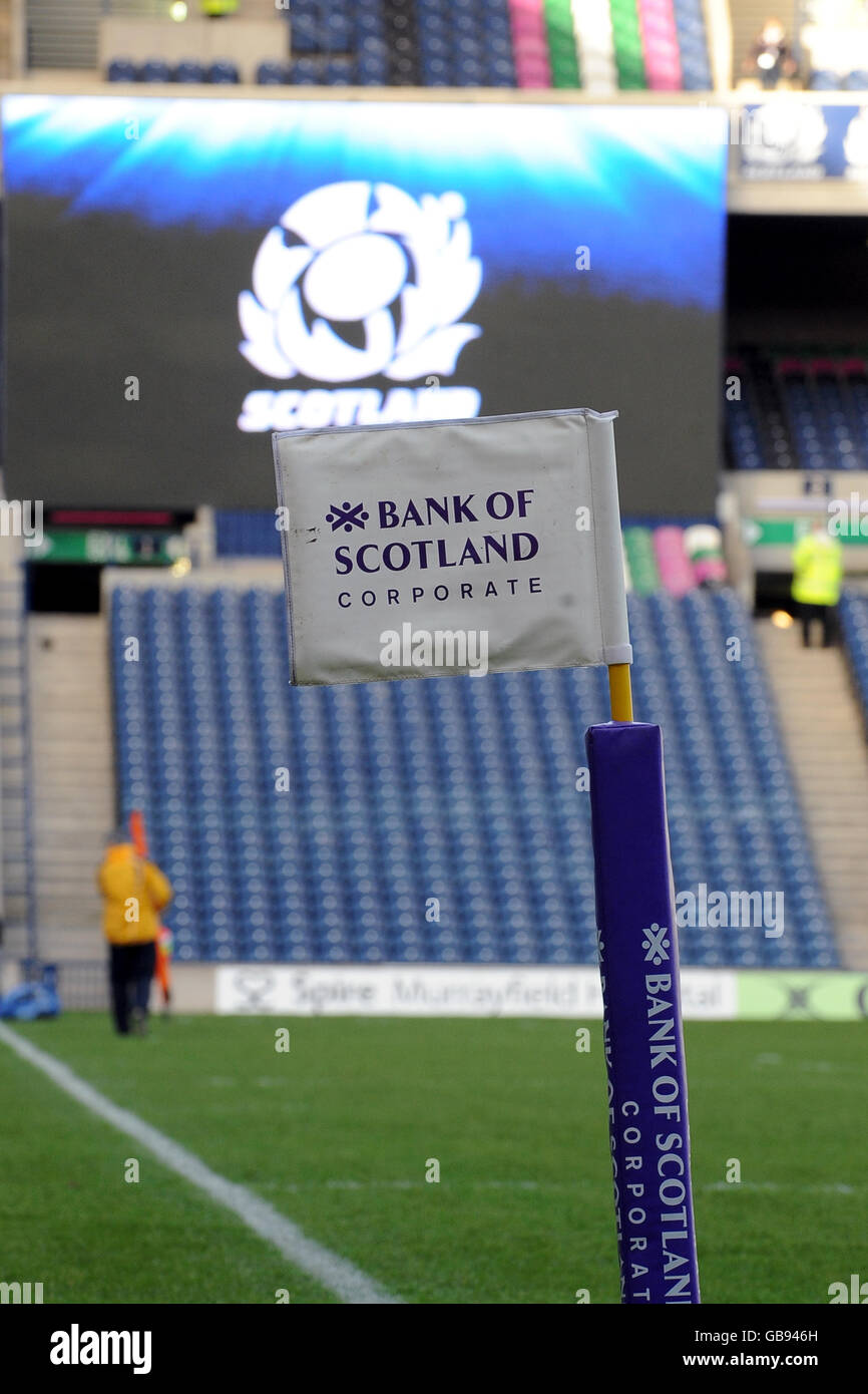 Murrayfield flag hi-res stock photography and images - Alamy