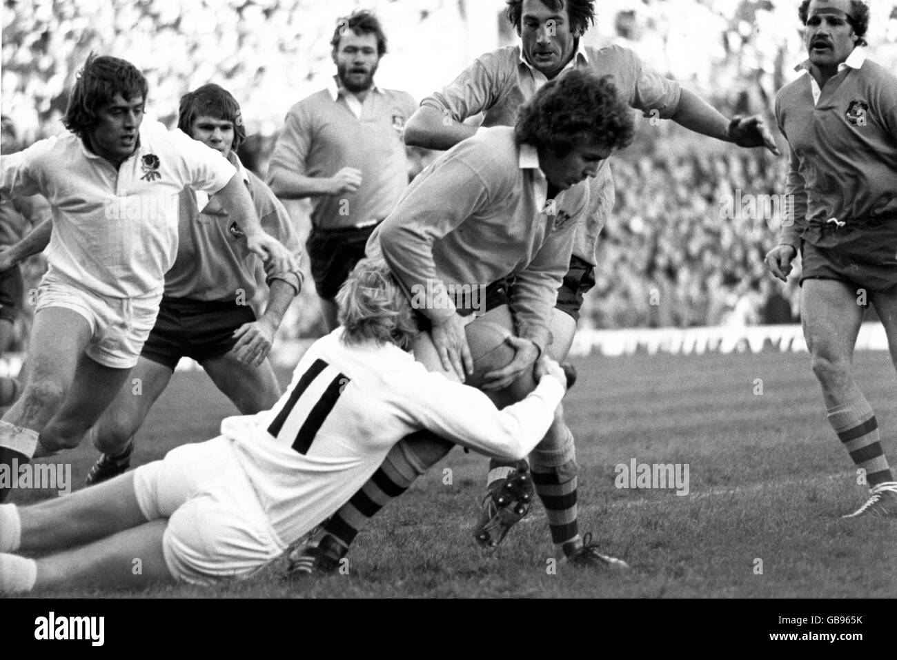 Rugby test match Black and White Stock Photos & Images Alamy