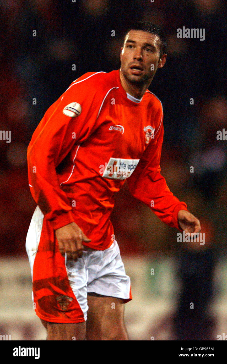 Soccer nationwide league division two blackpool v wrexham hires stock