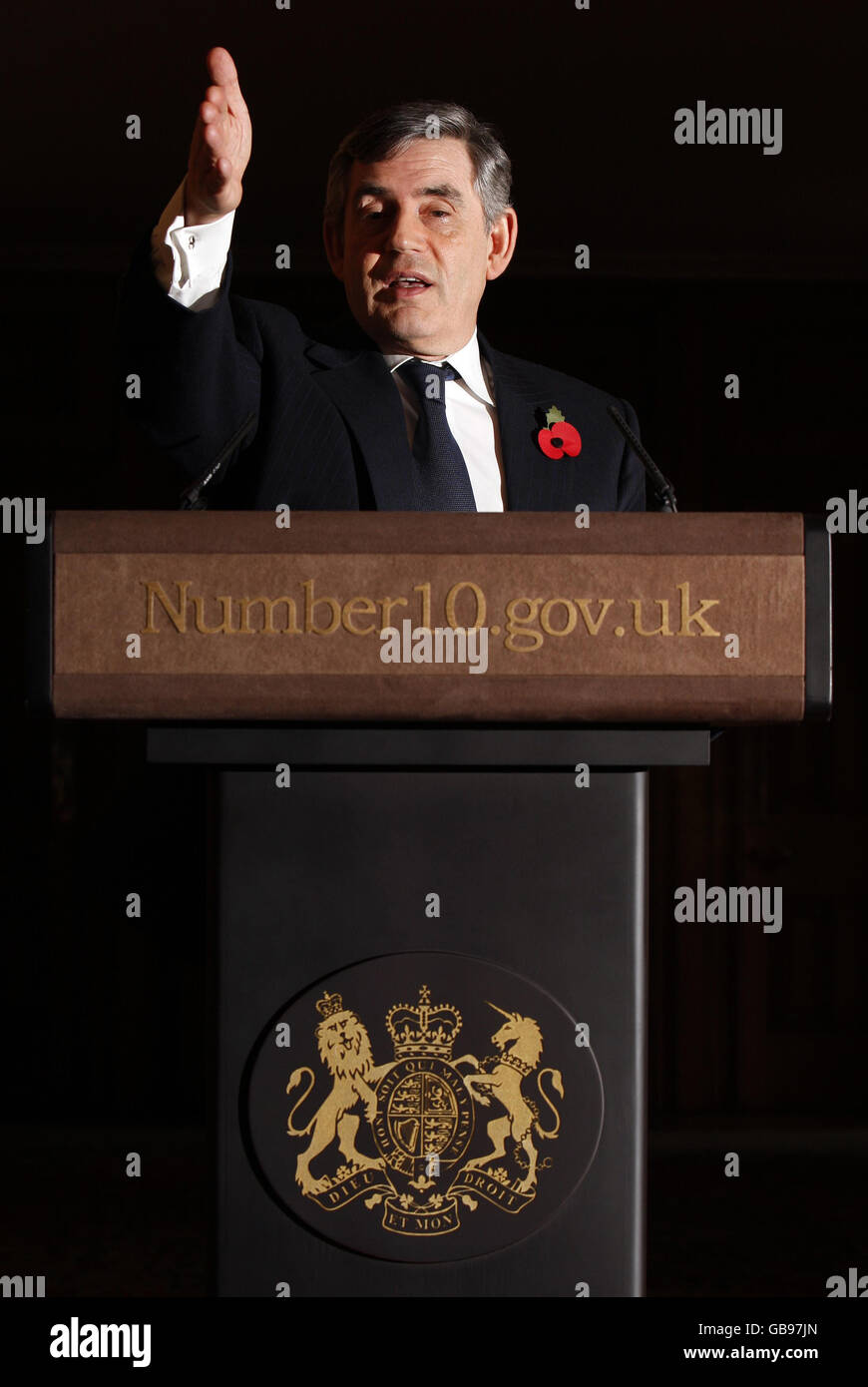 Prime Minister's monthly press conference Stock Photo