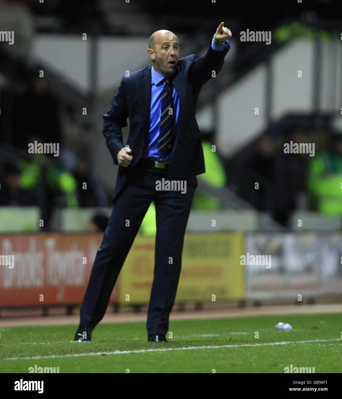 Soccer Carling Cup Fourth Round Derby County v Leeds United Pride Park Stadium Stock