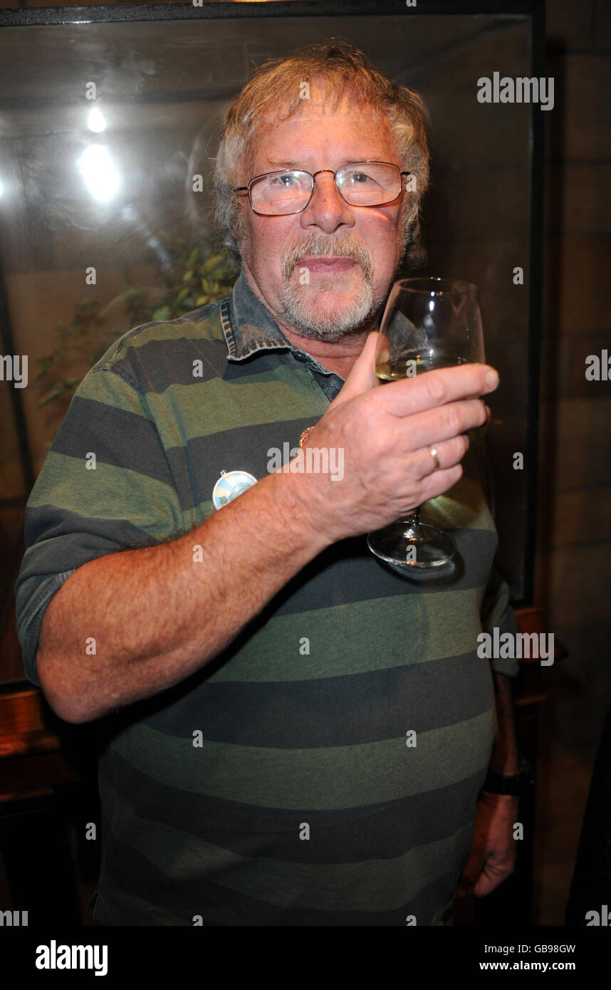 Bill Oddie attends the Victorian-themed VIP preview of Darwin at the Natural History Museum in south west London. Stock Photo