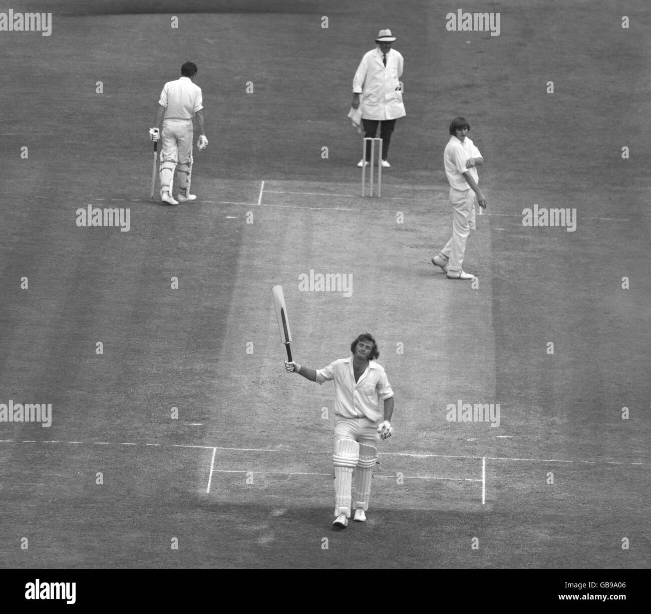 Cricket England v New Zealand 2nd Test Lords 1973 Stock Photo