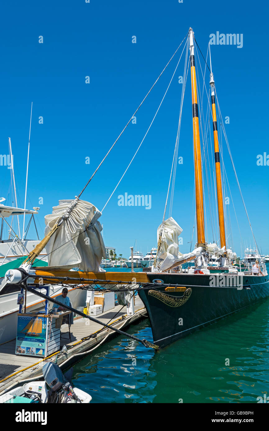 Florida, Key West, charter sailboat, sailing yacht Schooner America 2.0