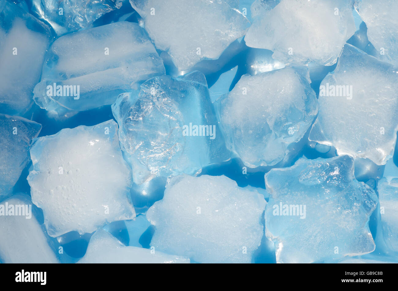 summer blue ice cube abstract or pure natural frozen water texture  background Stock Photo - Alamy