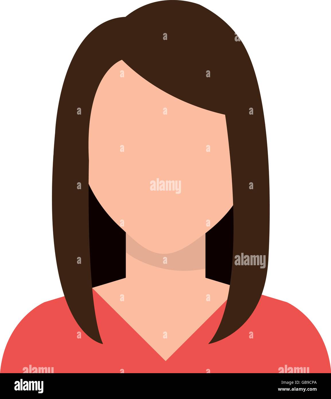 Young and elegant woman avatar profile Stock Vector Image & Art - Alamy