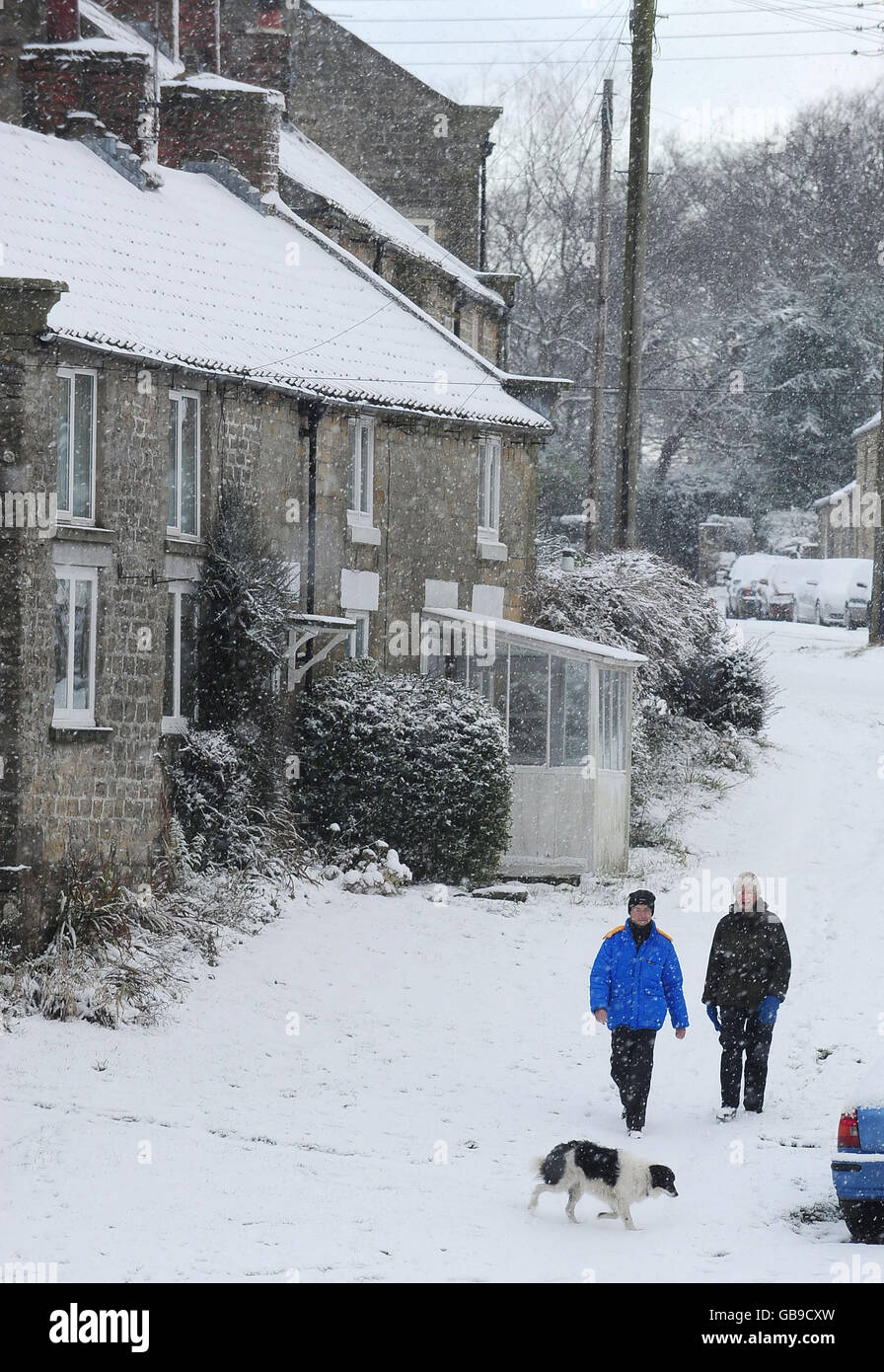 UK braced for Arctic blast Stock Photo