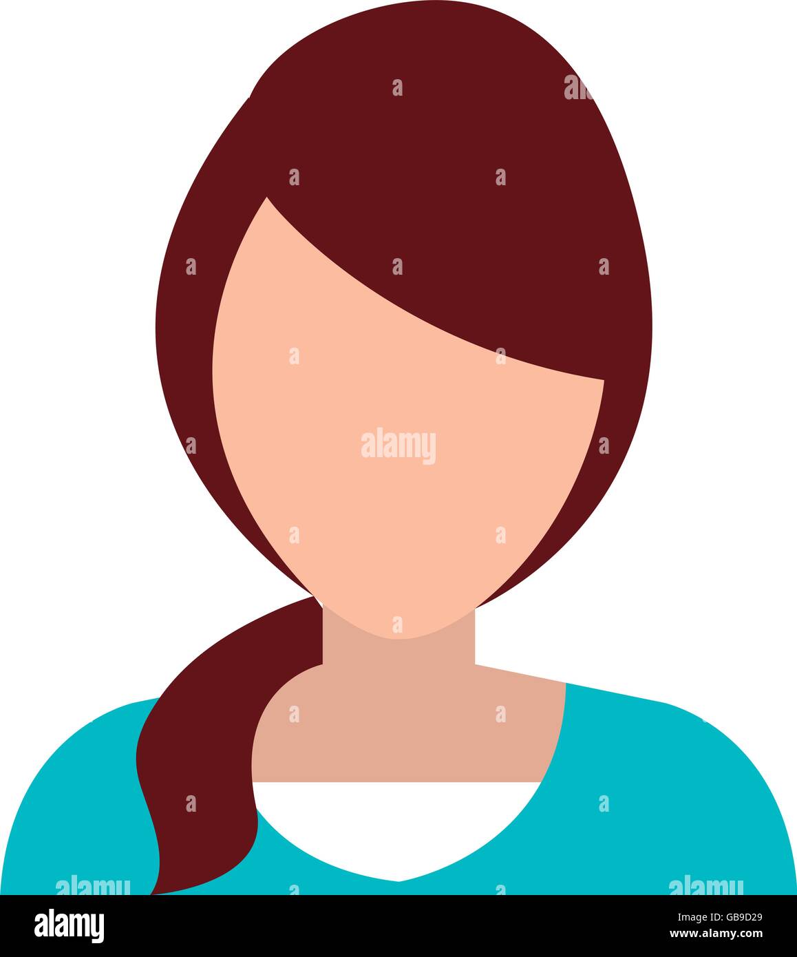 Young and elegant woman avatar profile Stock Vector Image & Art - Alamy