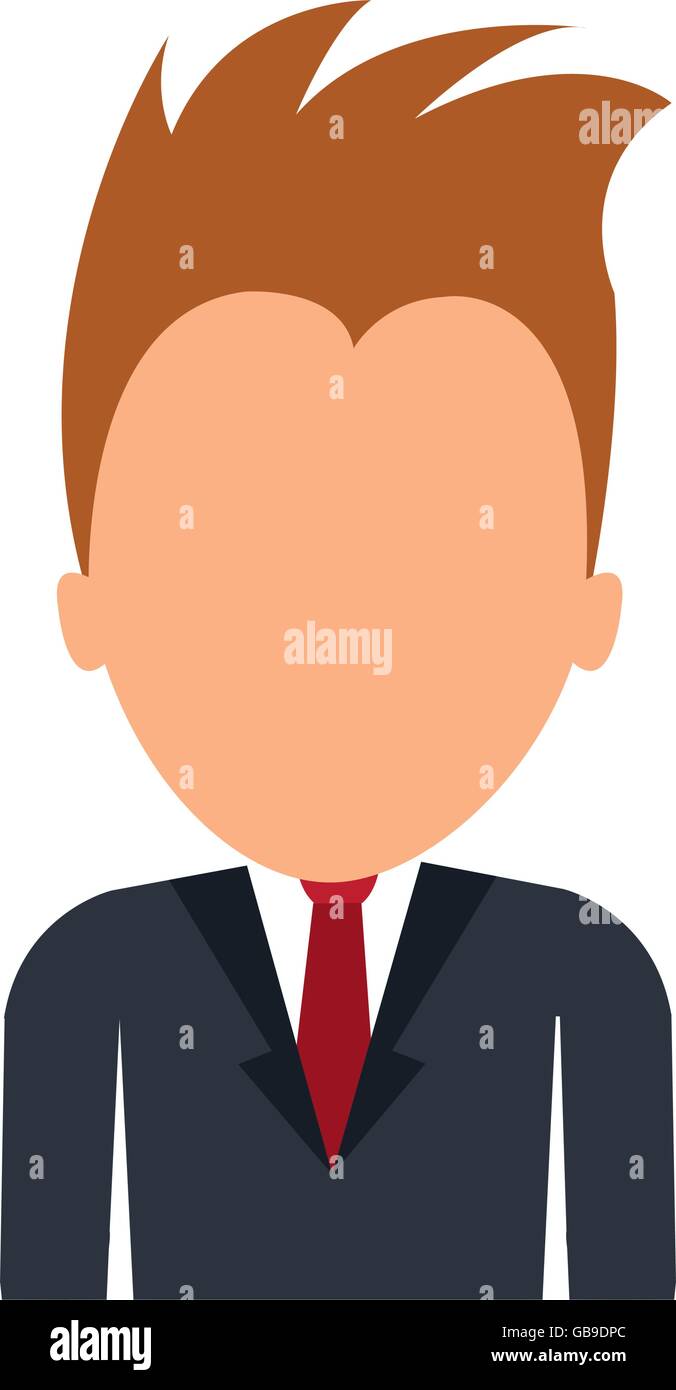 Businessman wit elegant suit over white background Stock Vector Image ...