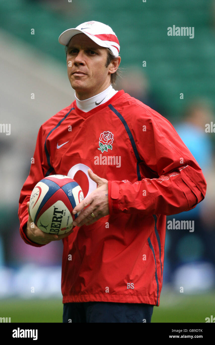 Rugby Union - Investec Challenge Series 2008 - England v Australia - Twickenham. England attack coach Brian Smith Stock Photo