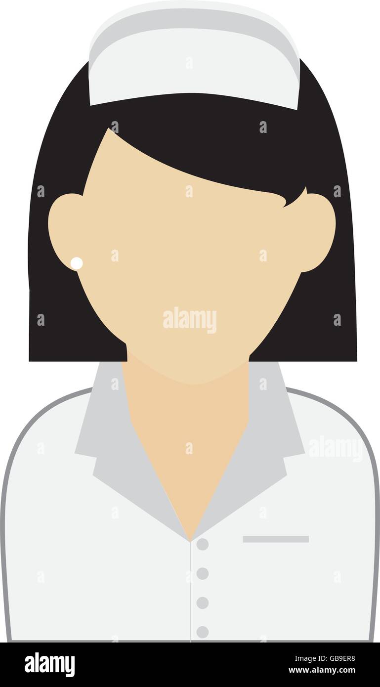 nurse portrait icon Stock Vector Image & Art - Alamy