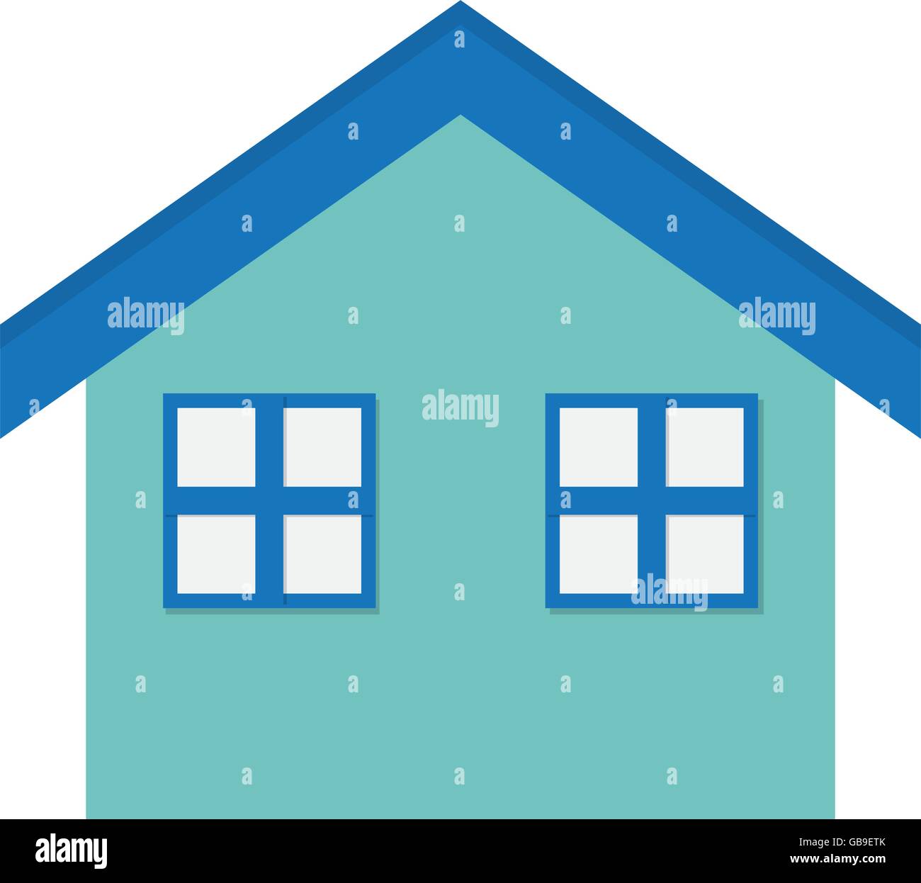 Two old windows Stock Vector Images - Alamy