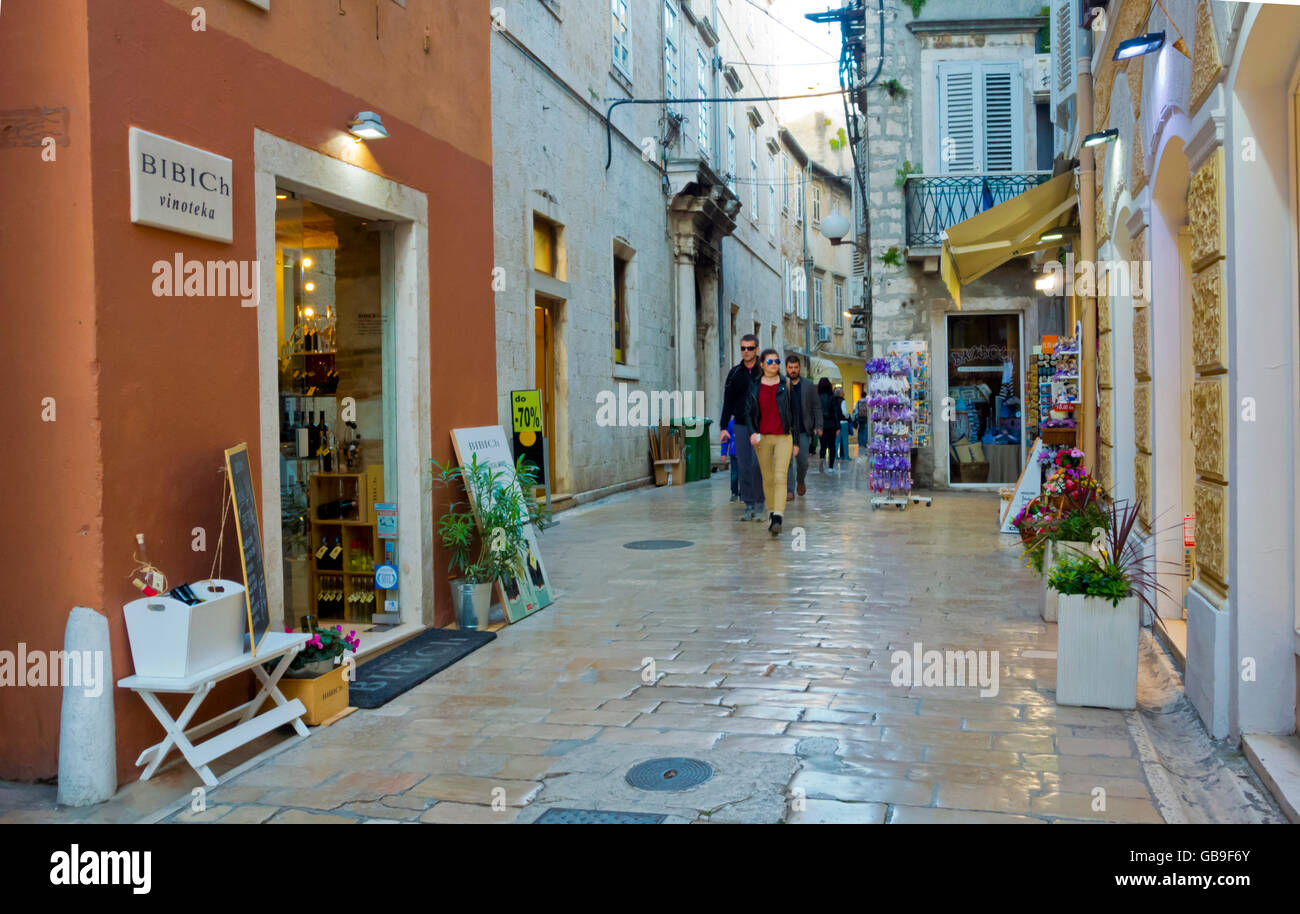 Old town, Zadar, northern Dalmatia, Croatia, Europe Stock Photo