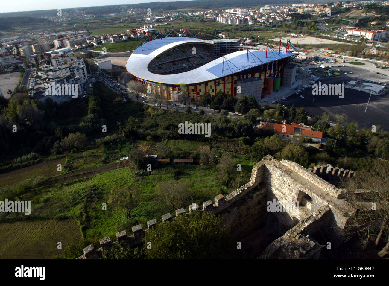 Euro 2004 football distance landscape hires stock photography and