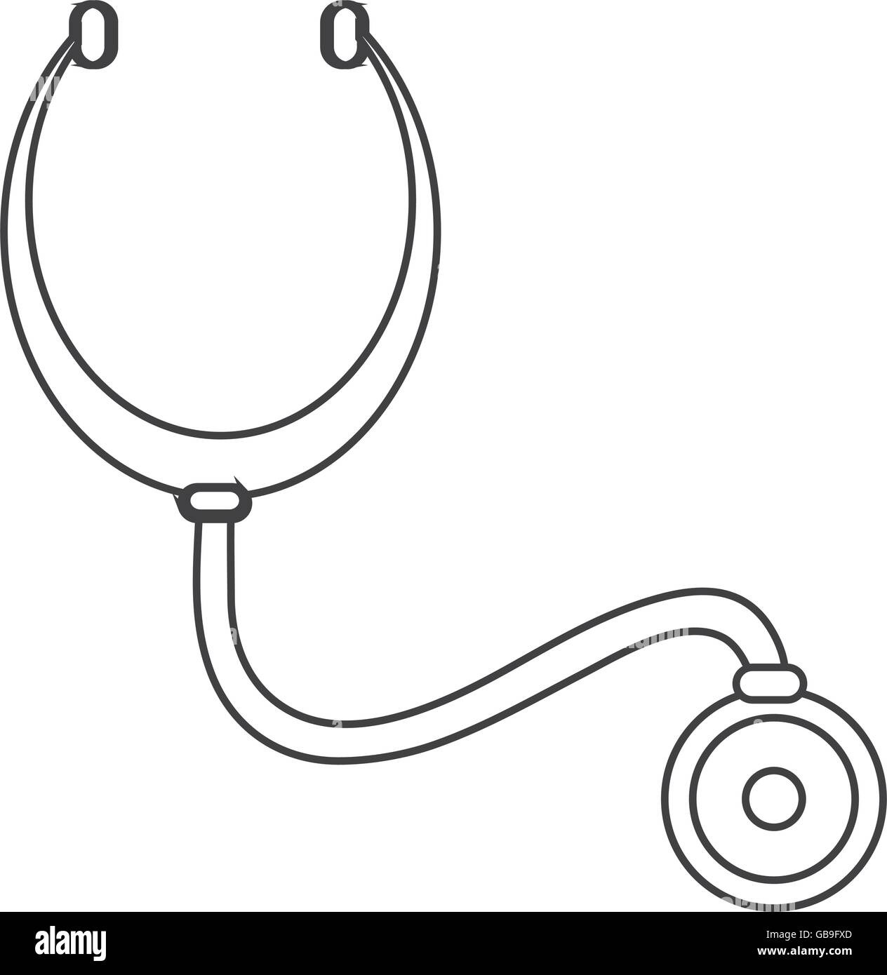 single stethoscope icon Stock Vector Image & Art - Alamy