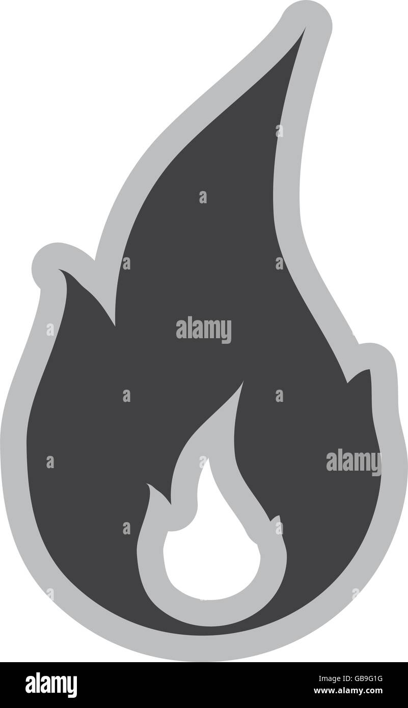 fire flame icon Stock Vector Image & Art - Alamy