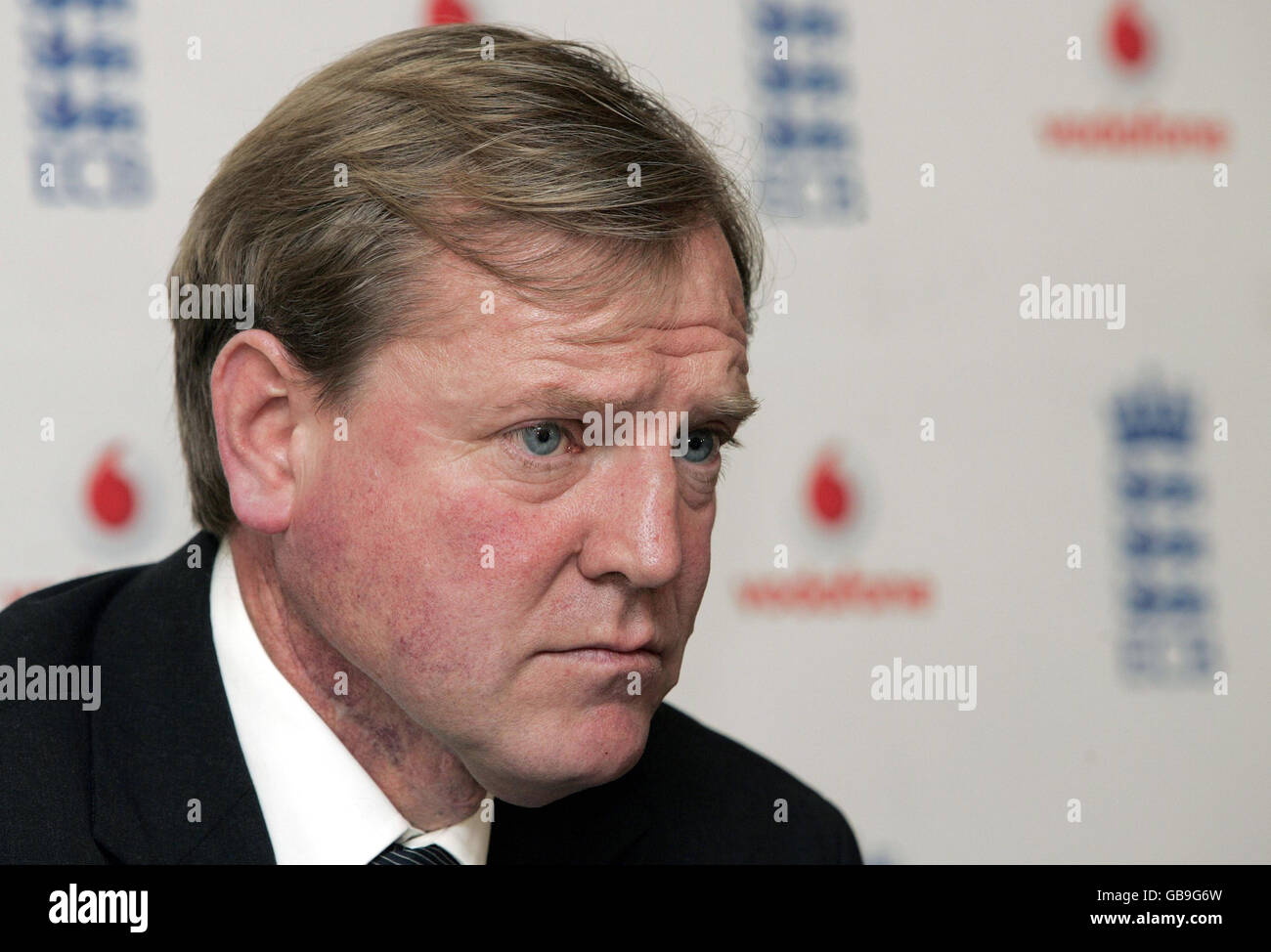 Cricket - England Press Conference - Hilton Hotel Stock Photo