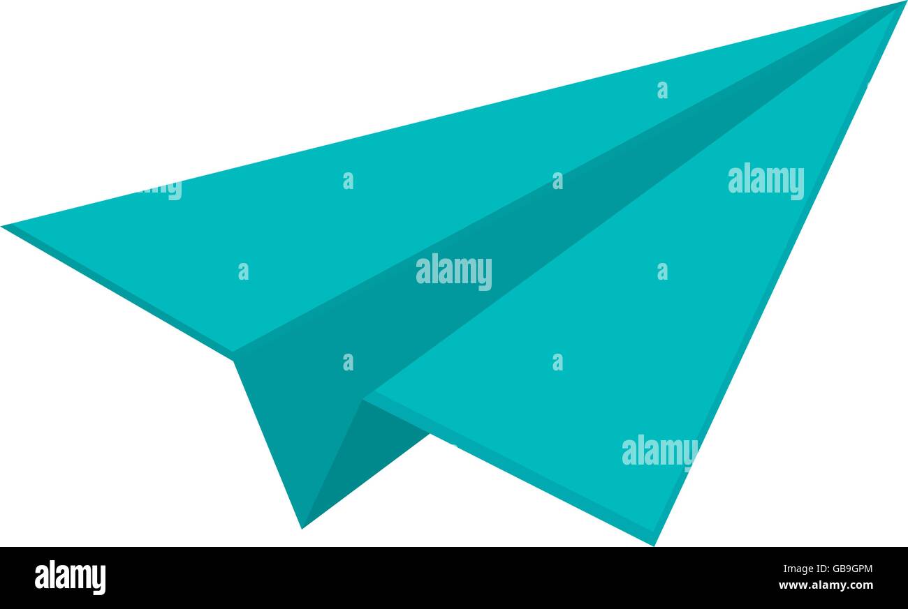 black linear paper plane icon Stock Vector Image & Art - Alamy
