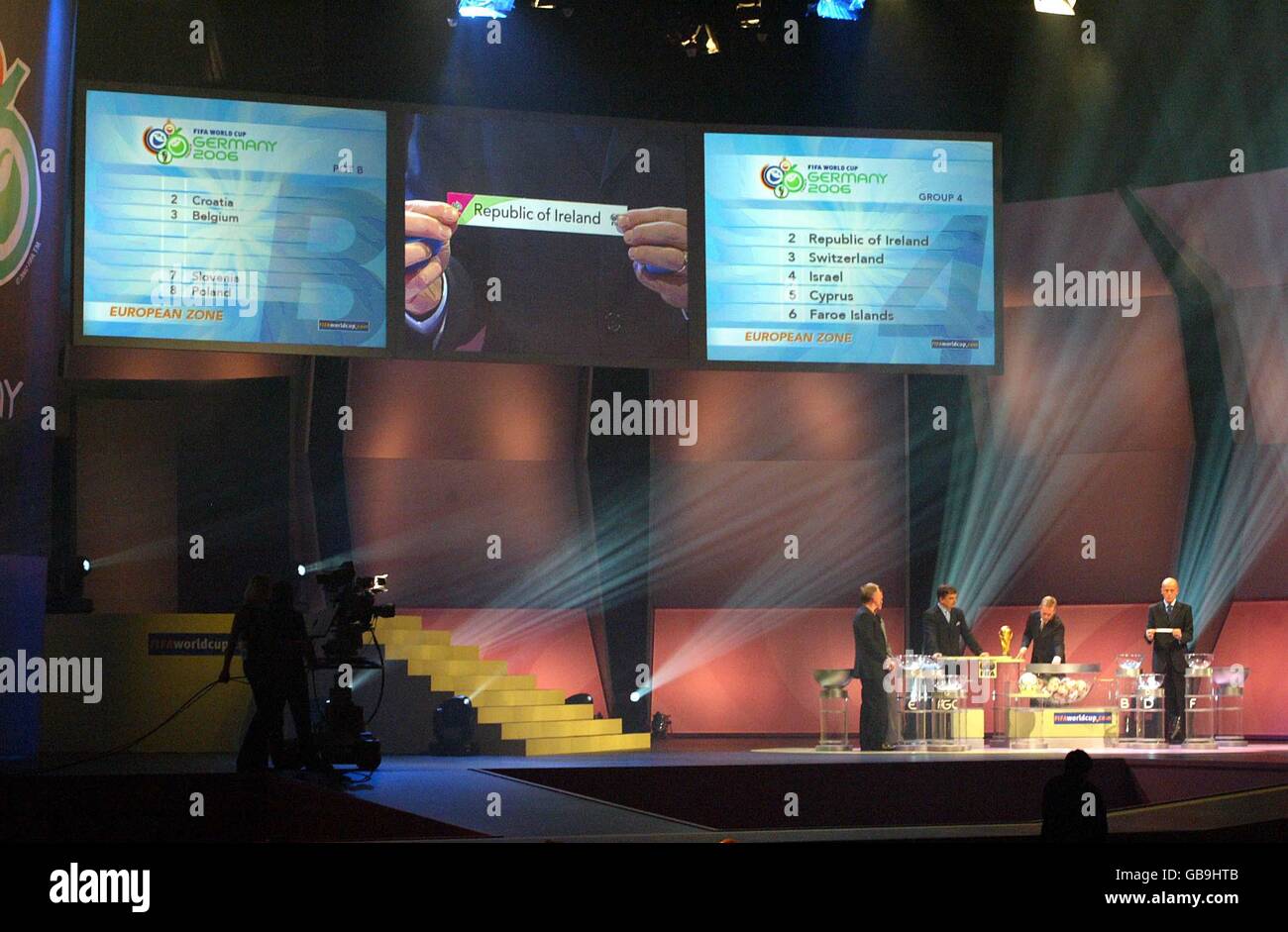 Republic of Ireland's name is drawn at the Preliminary Draw in