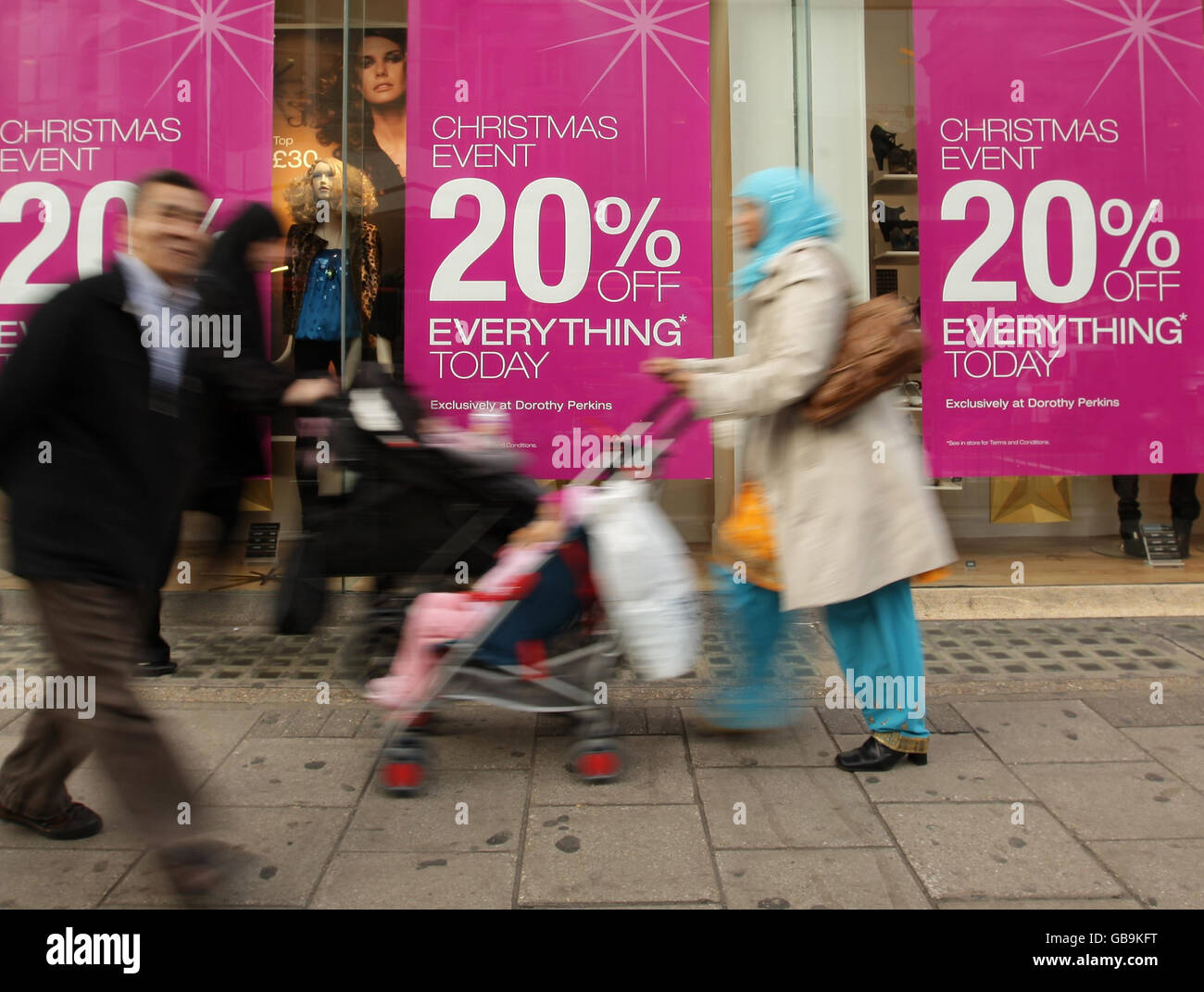 High Street sales Stock Photo Alamy
