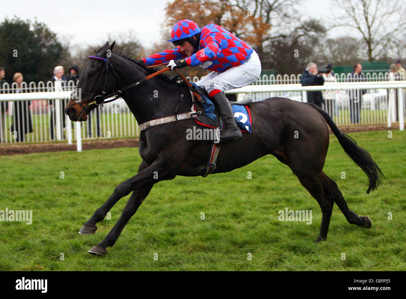 Horse Racing Wetherby Racecourse Stock Photo Alamy