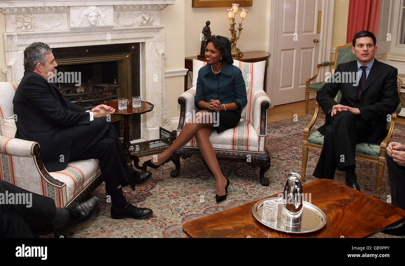 Condoleezza Rice visits the UK Stock Photo