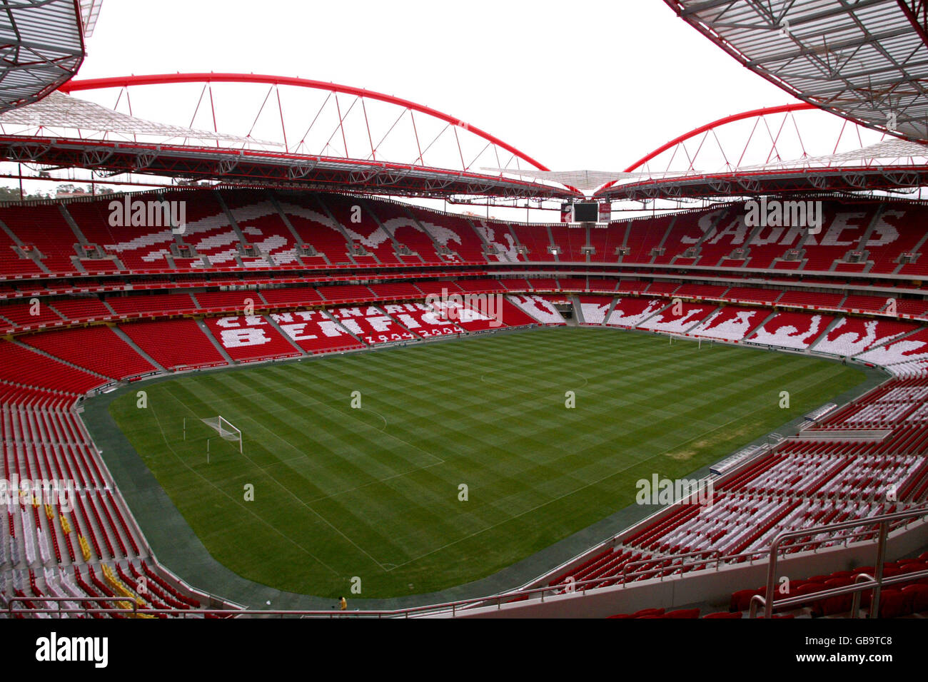 Soccer - European Championships 2004 - Portugal - Stadiums. Estadio da Luz, home to Benfica and venue for Euro 2004 Championship Final in Portugal Stock Photo