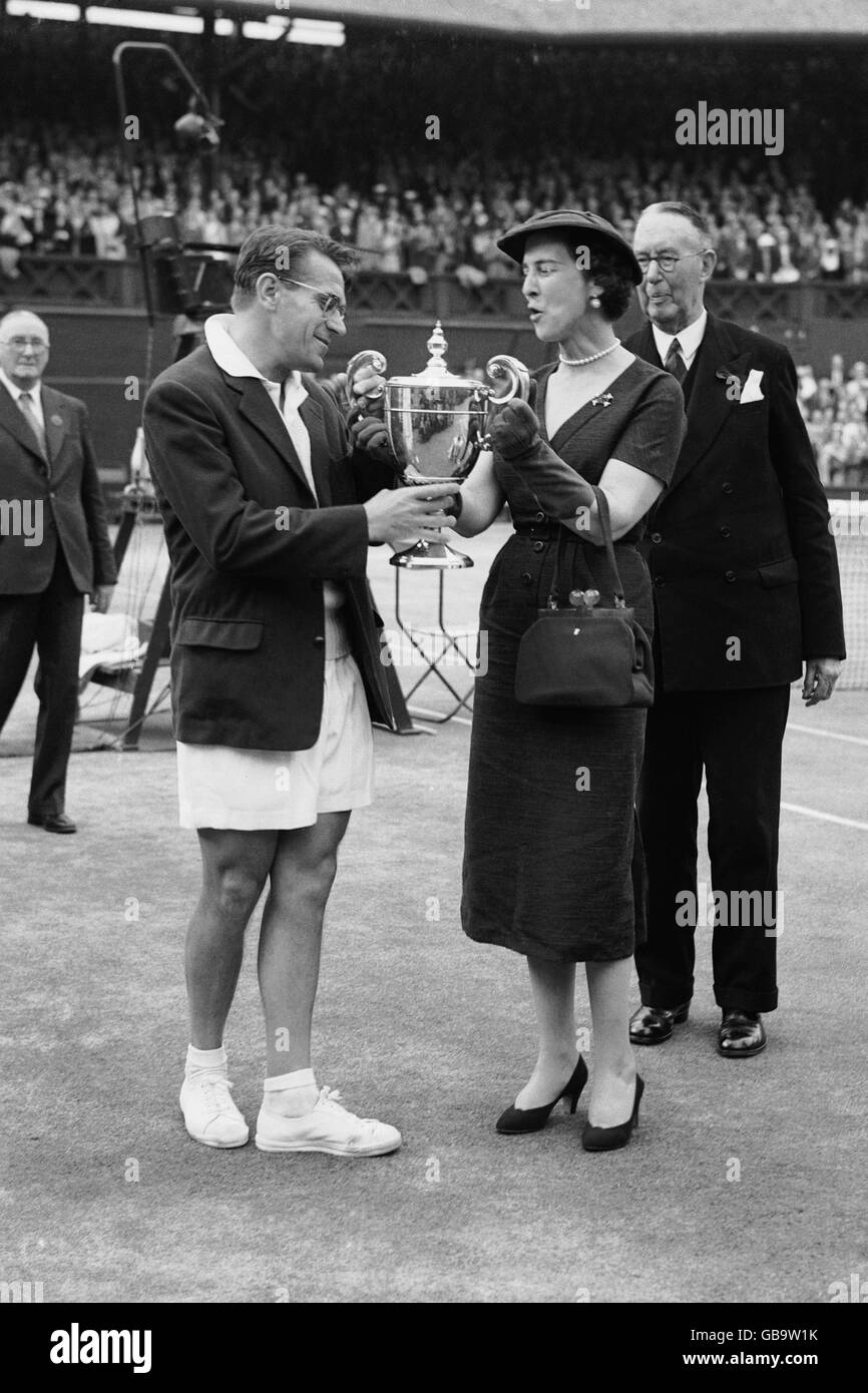 Tennis Wimbledon Championships 1954 All England Club Men's Stock