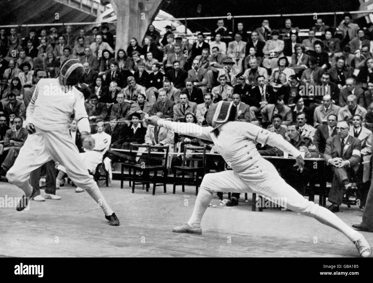 Fencing London Olympic Games 1948 Men's Individual Sabre Final