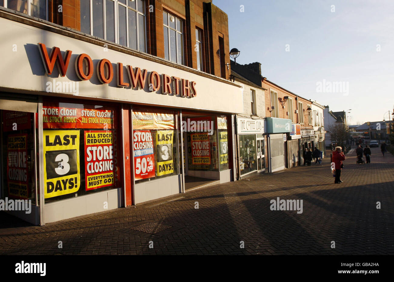 A general view of a Woolworths store at 5456 Street in Bathgate