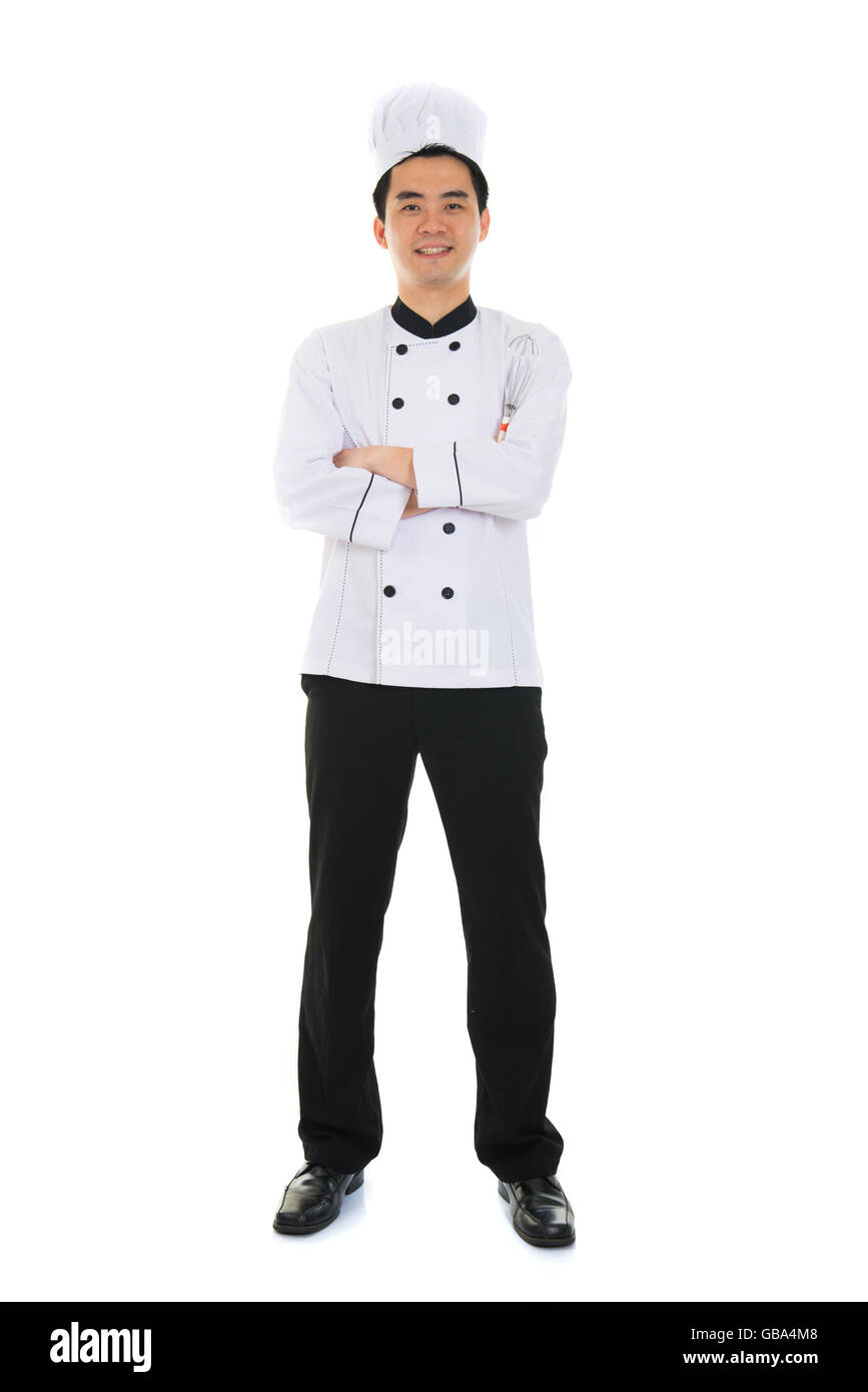 asian male chef full body Stock Photo Alamy
