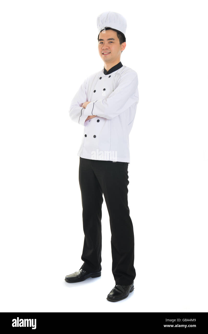 asian male chef full body Stock Photo Alamy