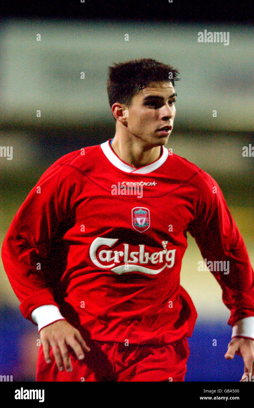 Soccer - Middlesbrough reserves v Liverpool reserves. Carl Medjani, Liverpool Stock Photo