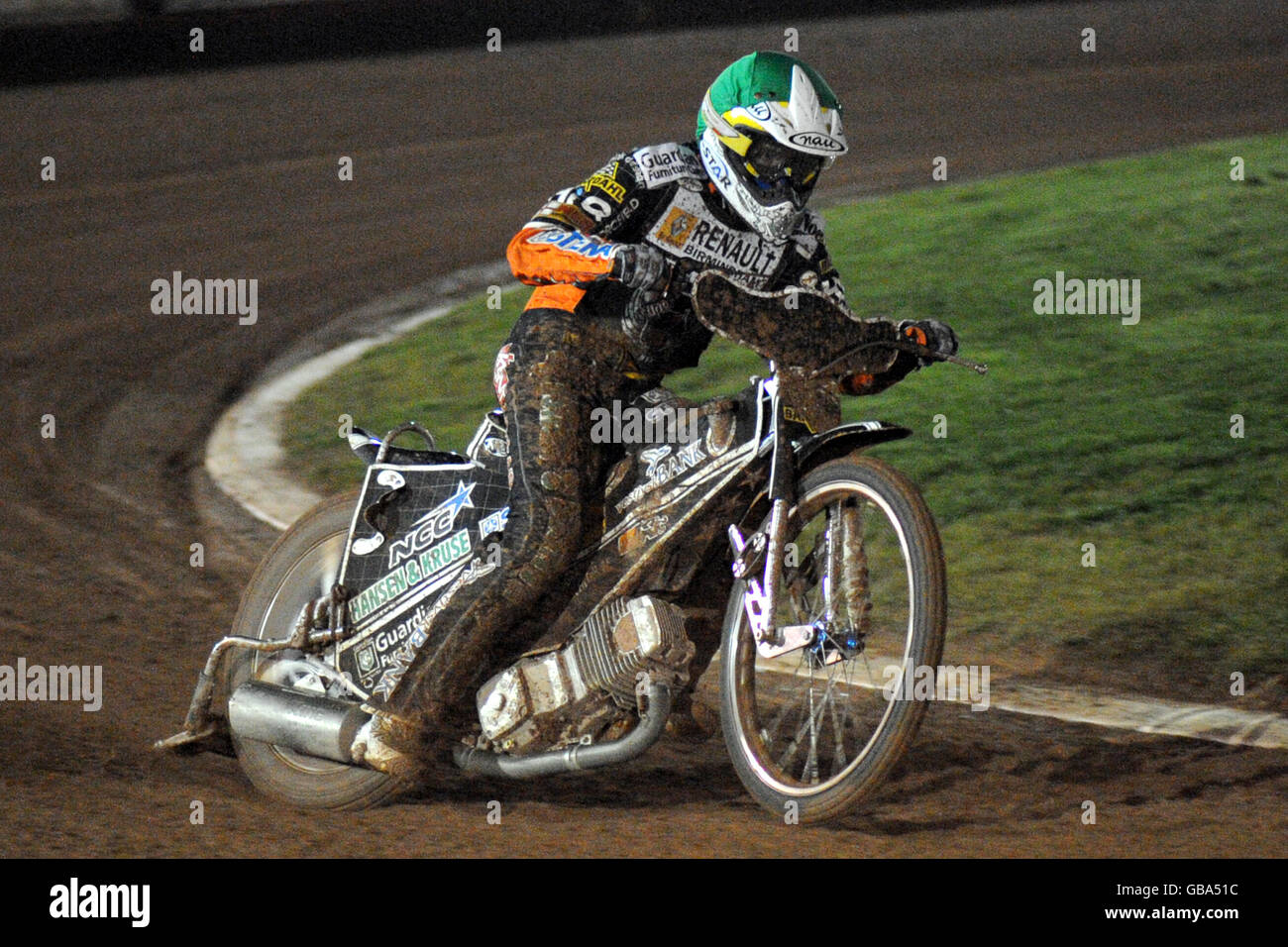 Speedway - The 2008 Elite League Riders Championship - Perry Barr Stadium. Niels Kristian Iverson, Wolverhampton Wolves Stock Photo