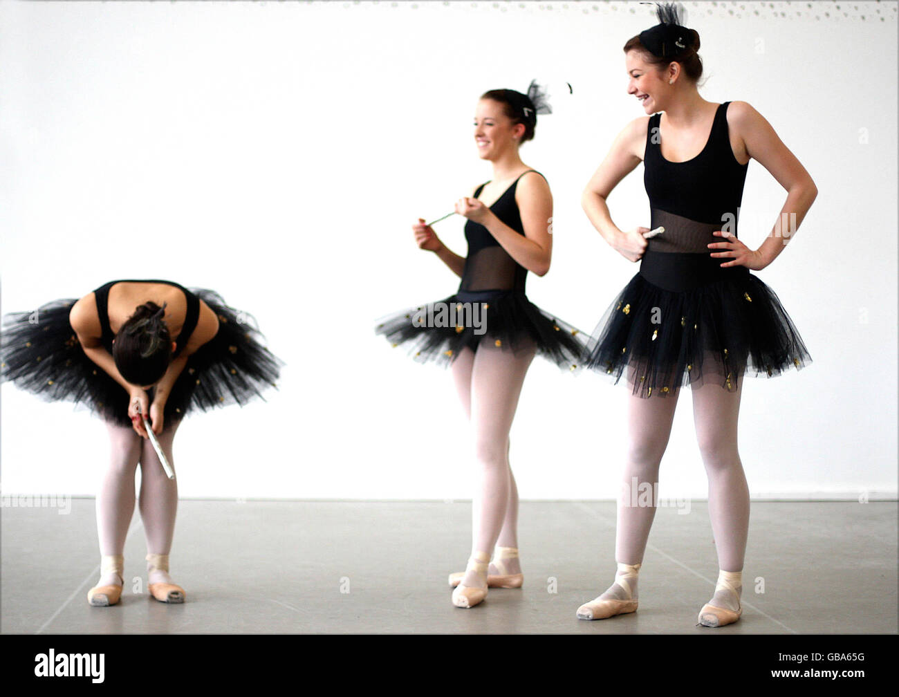 The Irish National Youth Ballet Company rehearses in the Dance House