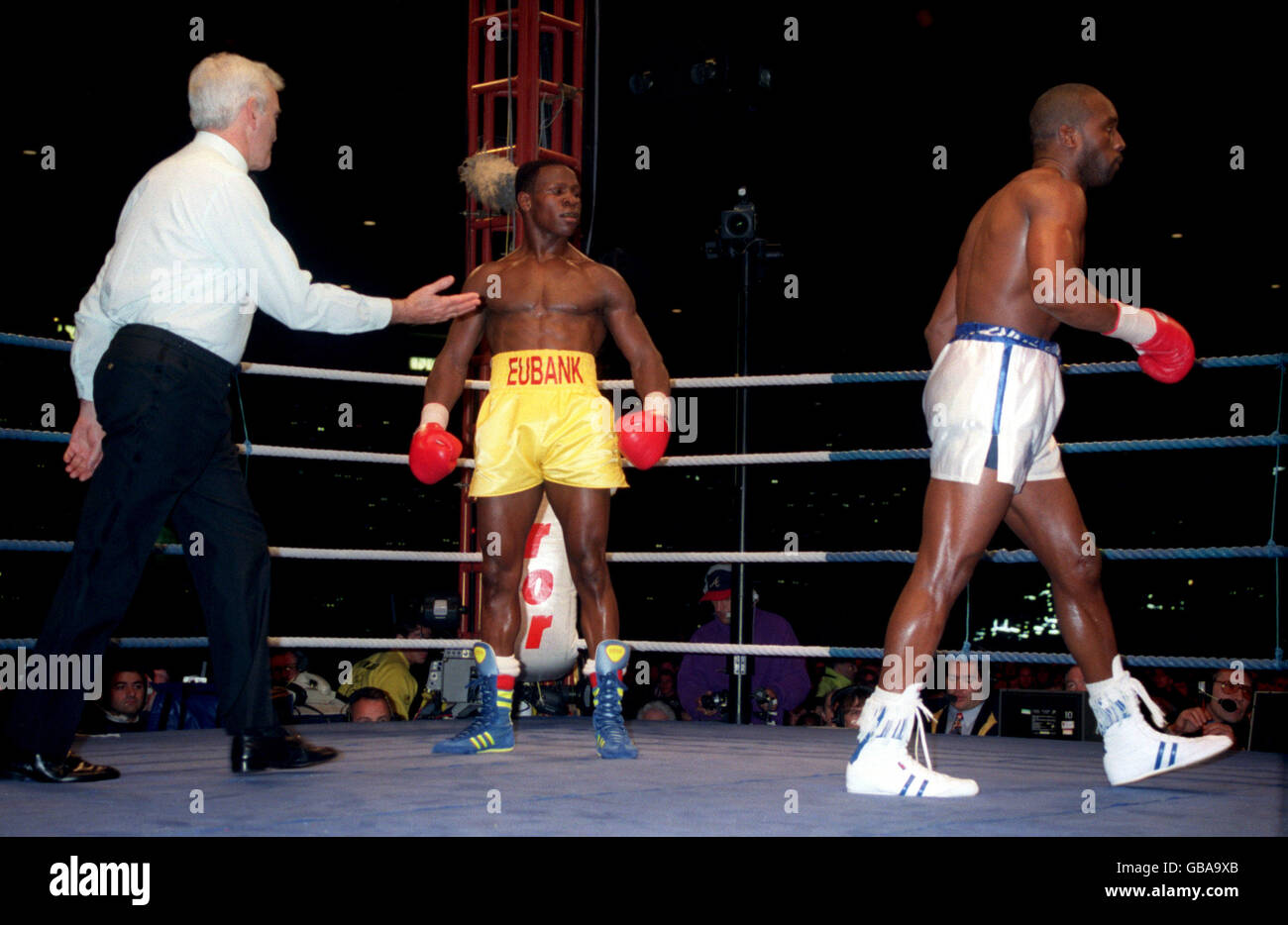 Sport Boxing Posing Chris Eubank High Resolution Stock Photography and