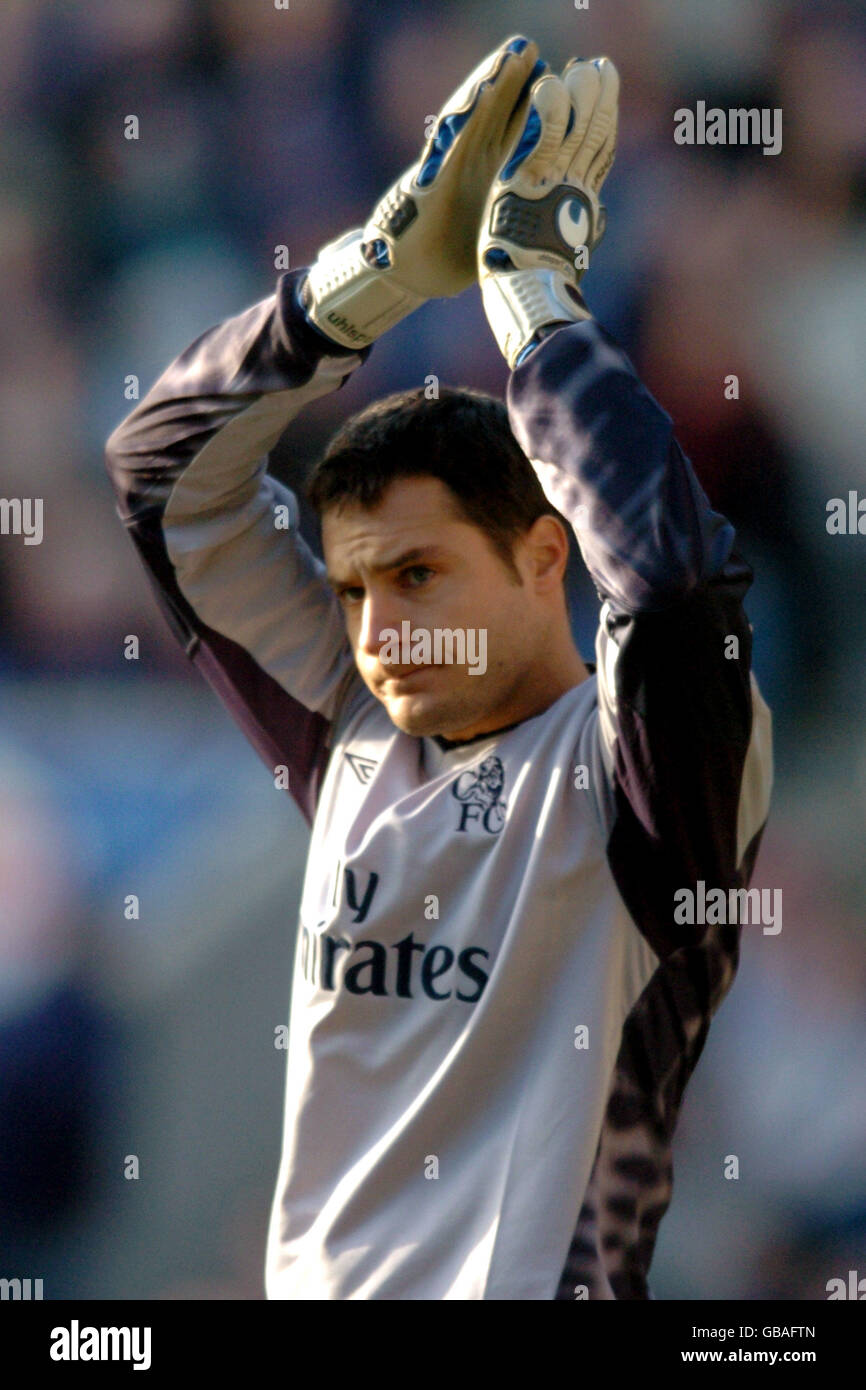Soccer FA Barclaycard Premiership Leicester City v Chelsea. Chelsea goalkeeper Carlo