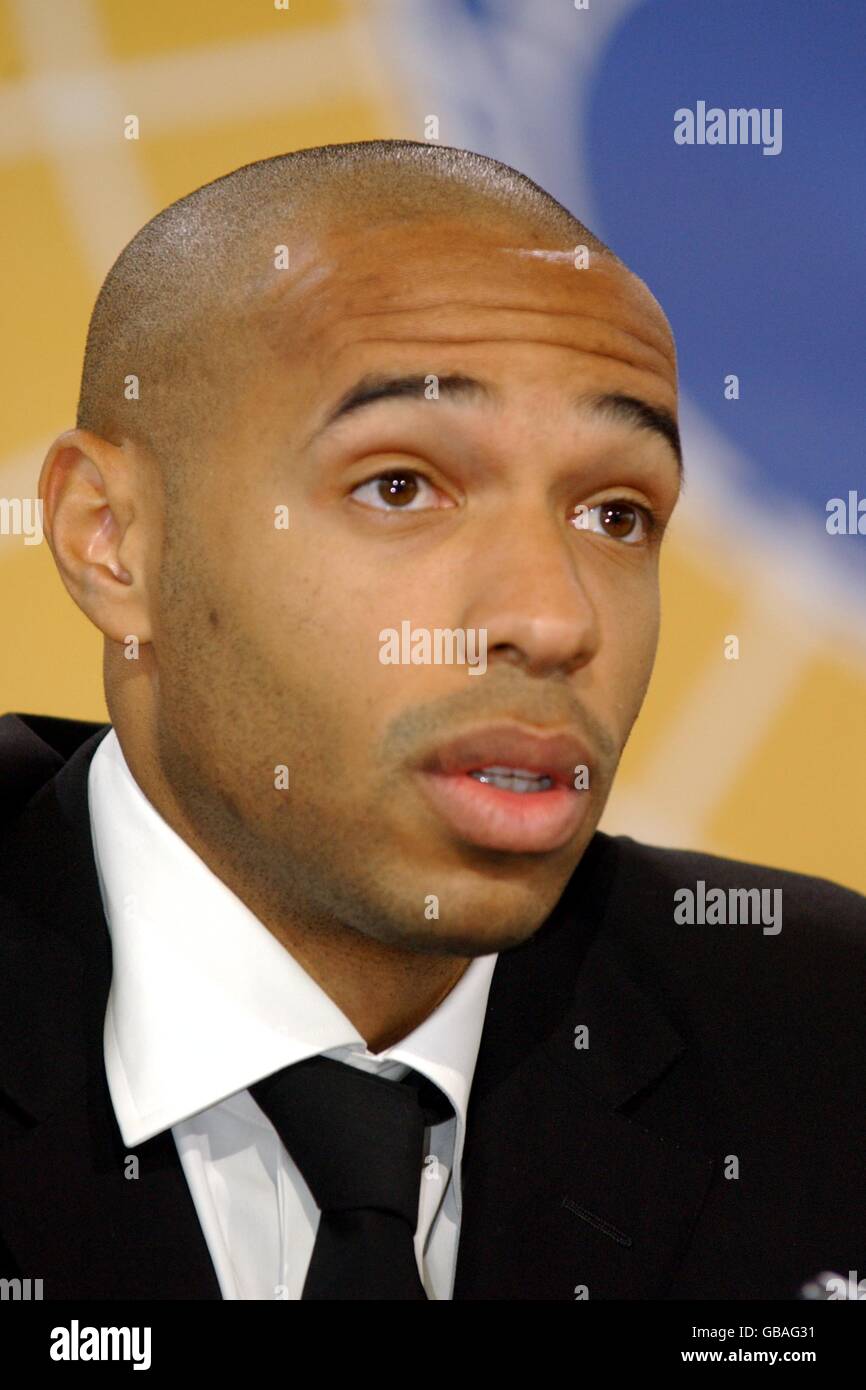 Soccer FIFA World Player Of The Year Awards 2003 Basel Stock Photo