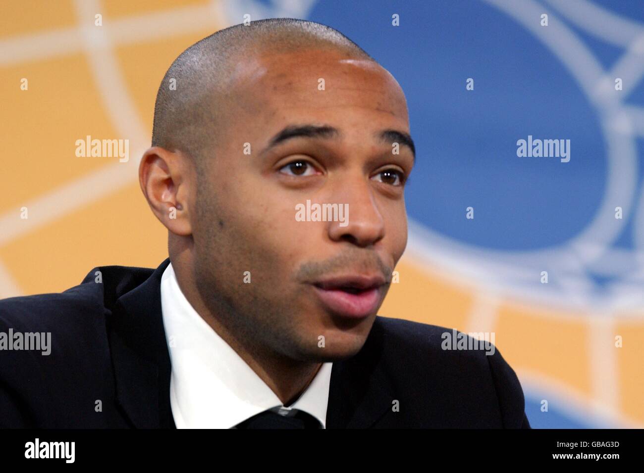 Thierry Henry, runner up in the Fifa World Players Awards 2003 Stock Photo