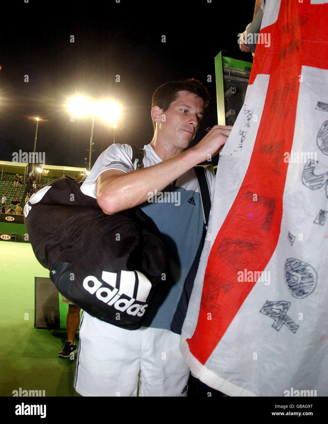 Tennis Australian Open 2004 First Round Stock Photo Alamy