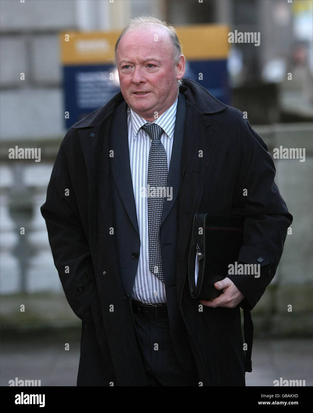 Former Fas chief Rody Molloy arrives at the Dail in Dublin, where he faces questioning by the Dail Public Accounts Committee (PAC) about lavish expenses clocked up by top executives at the beleaguered state agency. Stock Photo