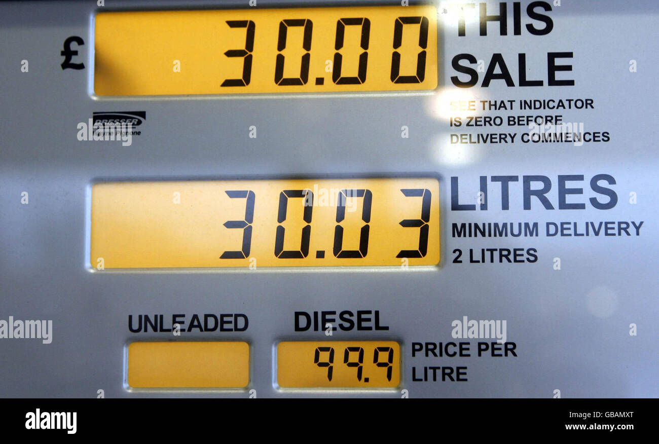 Morrisons cuts diesel price Stock Photo Alamy
