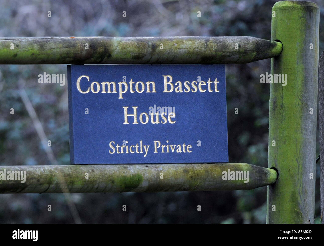 Compton Bassett House in Compton Bassett, Wiltshire which is rumoured to the new home of Robbie Williams. PRESS ASOCIATION PHOTO. Picture date: Friday December 12, 2008. Photo credit should read: Barry Batchelor/PA Wire Stock Photo