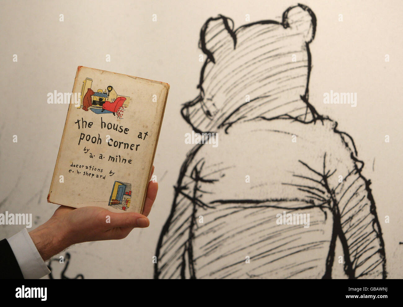 Winnie the Pooh illustrations sale Stock Photo
