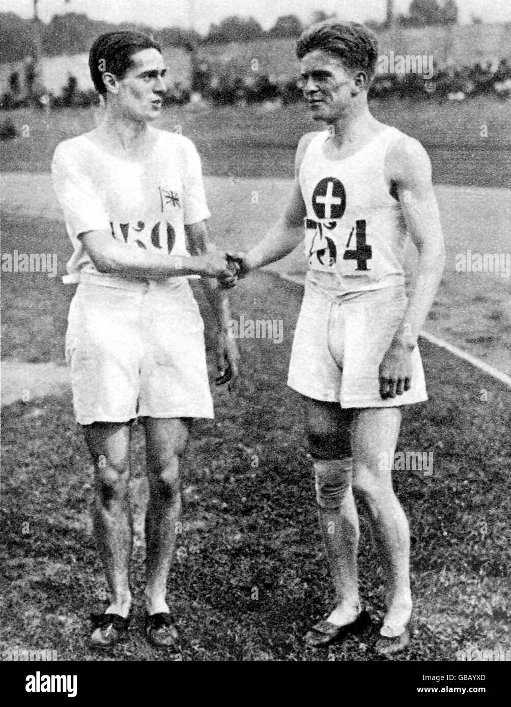 Athletics - Paris Olympic Games 1924 - Men's 800m - Final Stock Photo