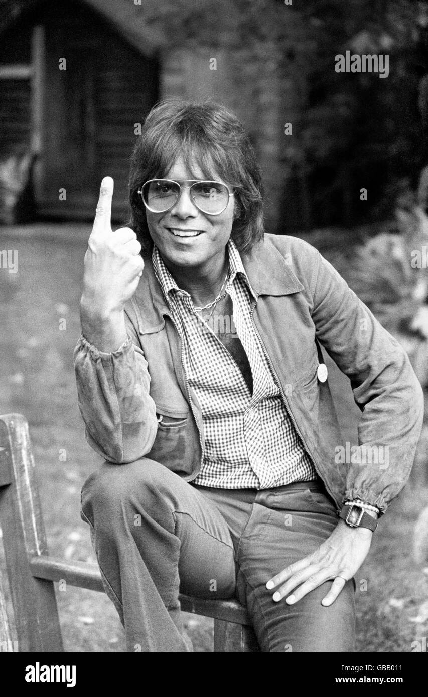 Music - Cliff Richard - 1979 Stock Photo